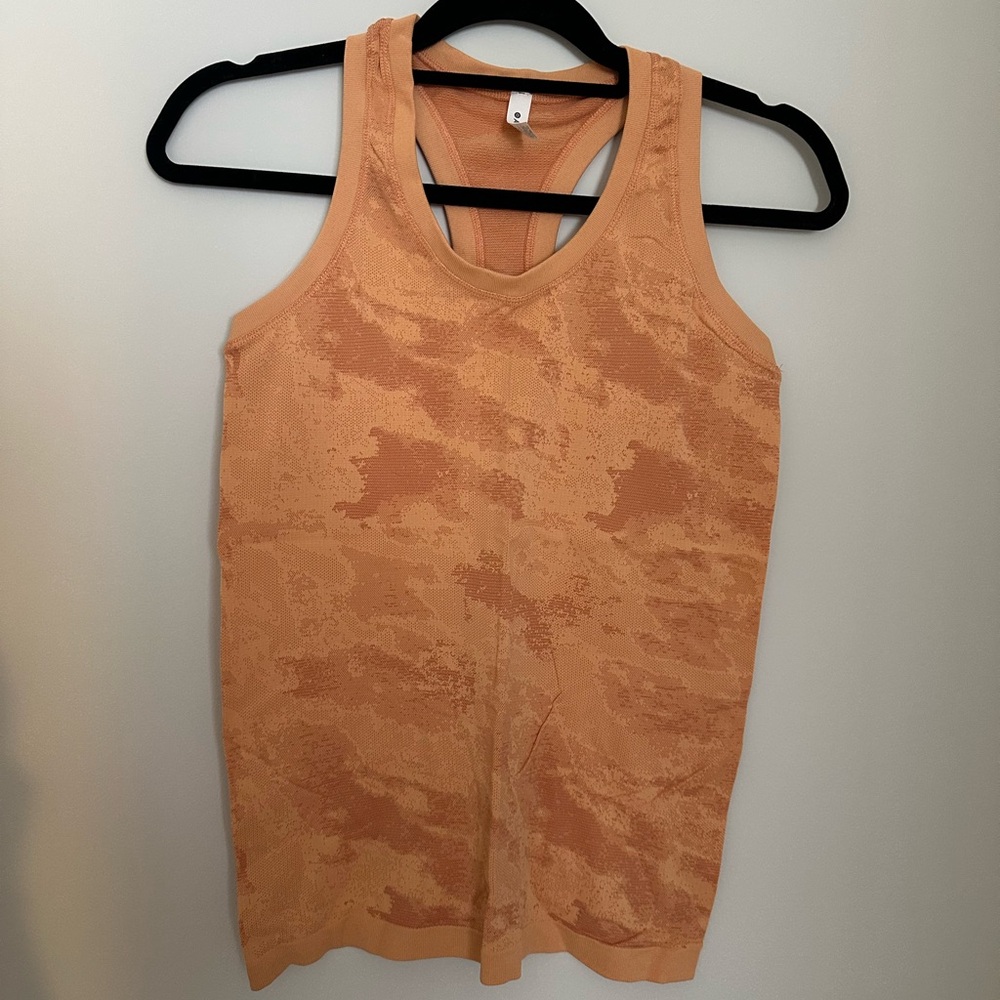 Athleta orange tank top